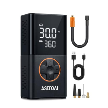 AstroAI L7 Portable Tire Inflator - Cordless Air Compressor for Cars & Bikes