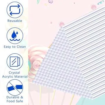 200 PCS Cake Pop Sticks for Parties & Events