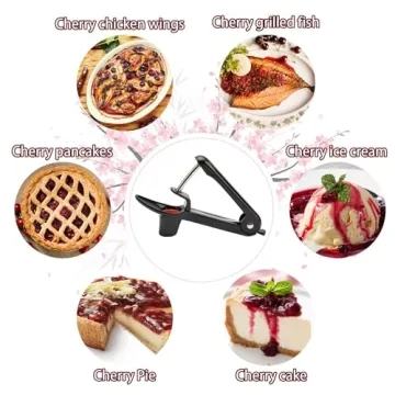 Ordekcity Cherry Pitter Tool - Fast & Easy Cherry Corer