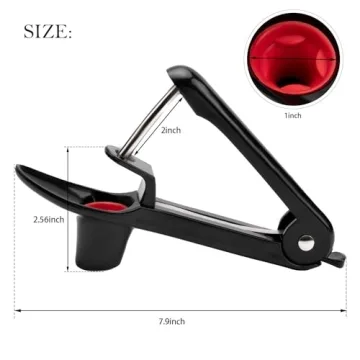 Ordekcity Cherry Pitter Tool - Fast & Easy Cherry Corer