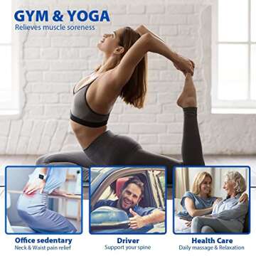 Back Stretcher for Pain Relief with Adjustable Settings