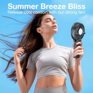 Powerful VersionTECH Portable Handheld Fan