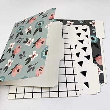 Cute File Folders Set of 12 for Stylish Organization