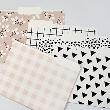 Cute File Folders Set of 12 for Stylish Organization