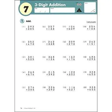 Kumon Grade 3 Addition & Subtraction Workbook