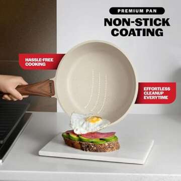 Bakken-Swiss 20-Piece Cookware Set – Eco-Friendly Non-Stick