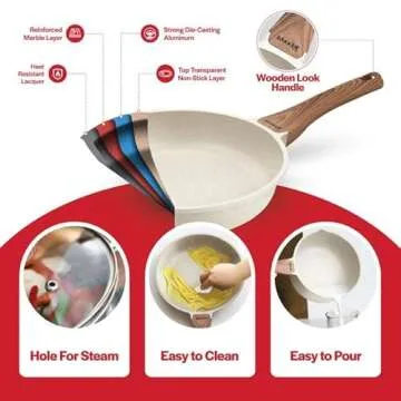Bakken-Swiss 20-Piece Cookware Set – Eco-Friendly Non-Stick