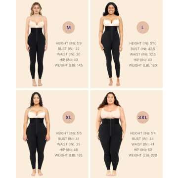 SHAPELLX Corset Leggings with Tummy Control for Women