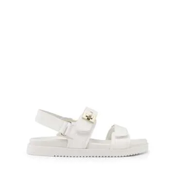 DREAM PAIRS Women's Comfortable Open Toe Flat Sandals - Stylish One Band Summer Footwear for Every O...