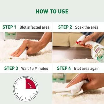 Nature's Miracle Urine Destroyer Plu for Dogs, Enzymatic Formula for Severe Dog Urine Stains, 32 fl oz