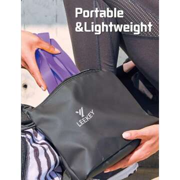 LEEKEY Resistance Bands, Exercise Bands Pull Up Assist Bands - Workout Bands Set - Mobility Band Powerlifting Bands for Men and Women Fitness Training, Physical Therapy,Home Workouts