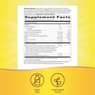 Nature's Way Alive! Hair, Skin & Nails Premium Gummies, Beauty Formula*, with Collagen, Biotin, Vitamins C & E, Strawberry Flavored, 60 Gummies (Packaging May Vary)