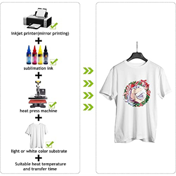 A-SUB Sublimation Paper for DIY Christmas Gifts 100 Sheets