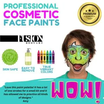 Fusion Body Art Face Painting Kit for Kids and Parents