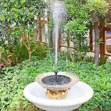 Solar Fountain for Bird Bath - Eco-Friendly Solar Water Fountain