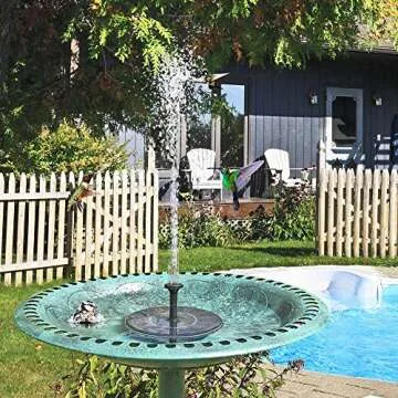 Solar Fountain for Bird Bath - Eco-Friendly Solar Water Fountain