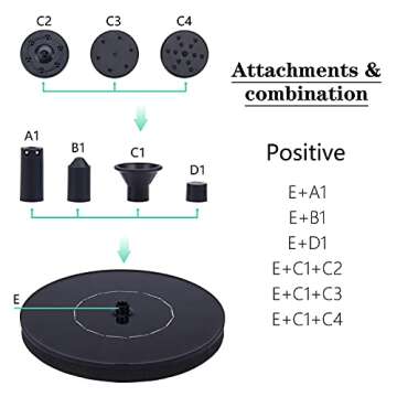 Solar Fountain for Bird Bath - Eco-Friendly Solar Water Fountain