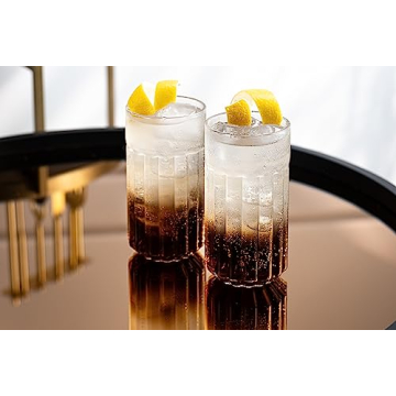 Elegant Mykonos Highball Glasses Set - Durable and Stylish