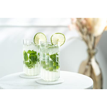 Elegant Mykonos Highball Glasses Set - Durable and Stylish