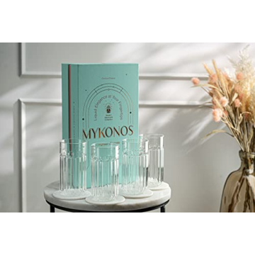 Elegant Mykonos Highball Glasses Set - Durable and Stylish