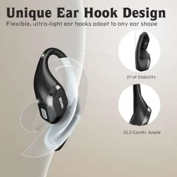 Open Ear Headphones with Ergonomic Design and 40H Playtime