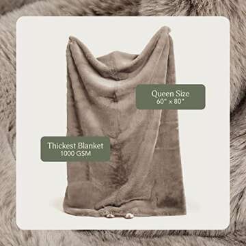 UnHide Marshmallow Faux Fur Blanket: Luxurious, Eco-Friendly Comfort for All