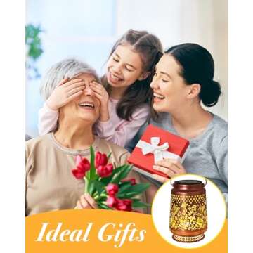 Hummingbird Solar Lanterns Outdoor Waterproof for Garden Decor and Gift