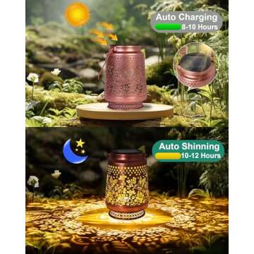 Hummingbird Solar Lanterns for Beautiful Outdoor Decor