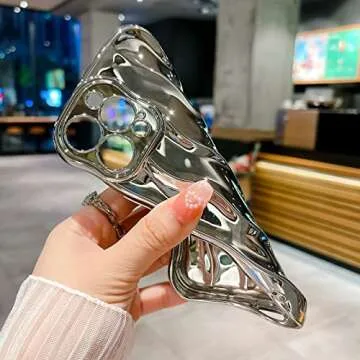 HYUEKOKO Water Ripple iPhone 13 Pro Max Case