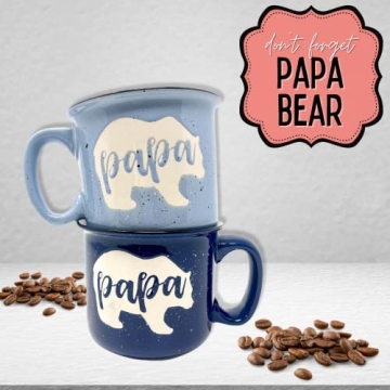 Mama Bear Ceramic Coffee Mug for Mom, Wife, Women – Unique Coral Ceramic Mug – Fun Gifts for Her on Mother’s Day, Birthday, or Christmas – Cute Coffee Cup for Moms, Wives, and Coffee-Loving Women