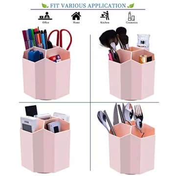 Siveit Desk Pencil Pen Holder for Stylish Desk Organization