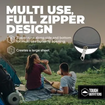 Tough Outdoors Sleeping Bag Liner - Ultimate Travel Comfort