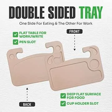 Lebogner Multi-Function Steering Wheel Car Tray