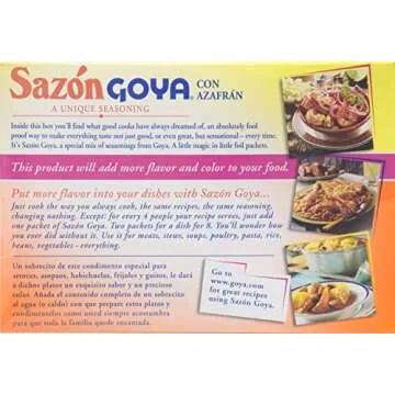 Goya Foods Sazón Seasoning With Azafran 3.52 Ounce (Pack of 3)