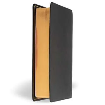 NASB Single-Column Personal Size Bible - Black Goatskin