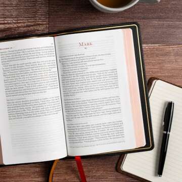 NASB Single-Column Personal Size Bible - Black Goatskin