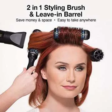 Olivia Garden MultiBrush 6-Piece Brush Set for Perfect Hair