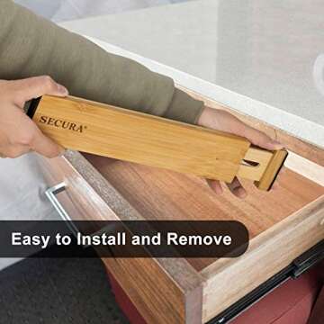 Adjustable Secura Drawer Dividers for Kitchen and Office