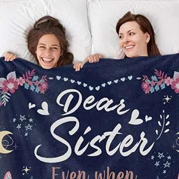BeneCharm Sister Blanket – Heartwarming Gift for Sisters
