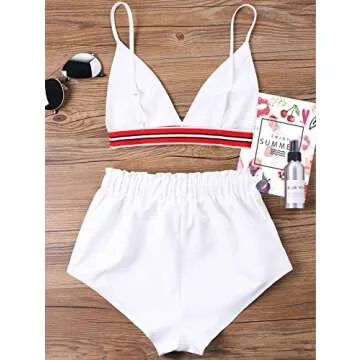Stylish ZAFUL Women Halter Bikini Set for Summer Fun