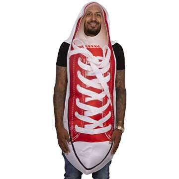 Tigerdoe Couples Costumes – Novelty Sneaker Costume – Funny Adult Halloween Costumes – 2 Pc