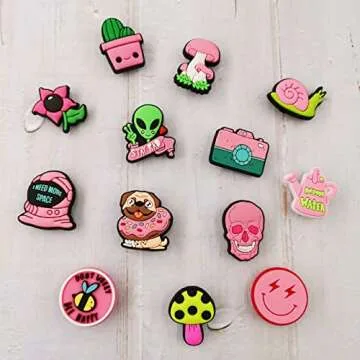 YMHOETS Cute and Fashionable Shoe Charms Set 25 Pcs