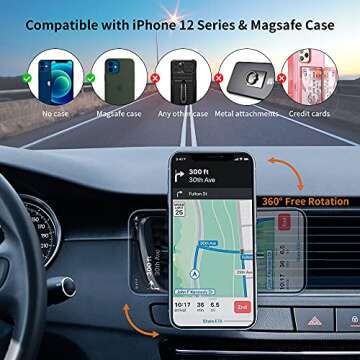 15W Magnetic Wireless Car Charger for iPhone 12 & 13
