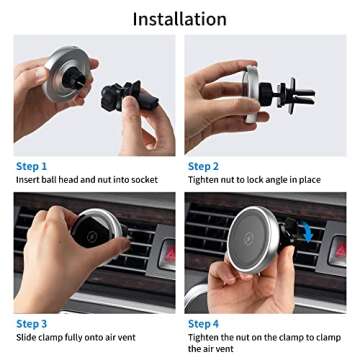15W Magnetic Wireless Car Charger for iPhone 12 & 13