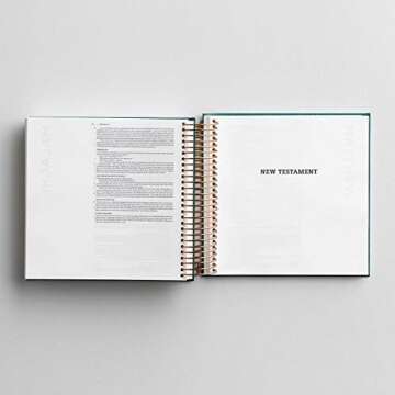 Illustrating Bible CSB - Spiral Bound Bible Journal, Green