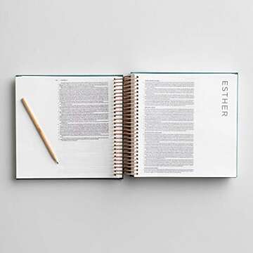 Illustrating Bible CSB - Spiral Bound Bible Journal, Green