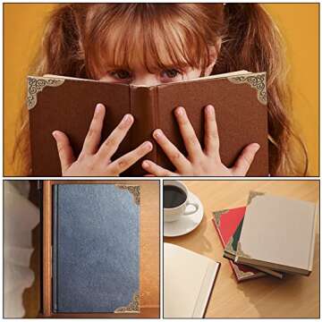 Vintage Book Corner Protectors 150pcs Decorative Iron