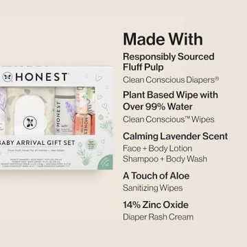 Honest Baby Arrival Gift Set | Essential Newborn Care