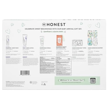 Honest Baby Arrival Gift Set | Essential Newborn Care