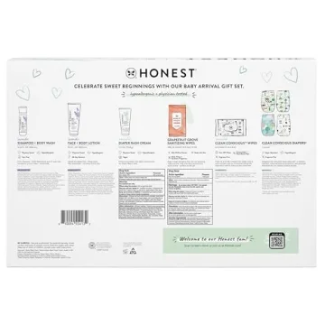 Honest Baby Arrival Gift Set | Essential Newborn Care